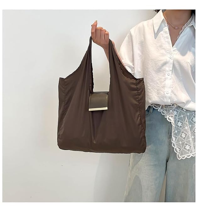 Large Foldable Reusable Grocery Tote