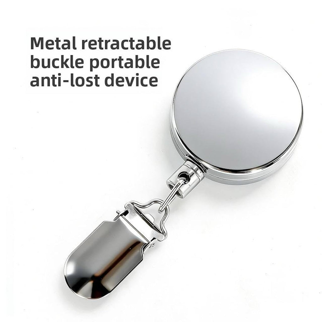 Self-Retracting Stainless Steel Towel Hook