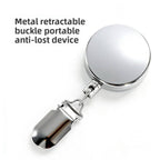 Self-Retracting Stainless Steel Towel Hook