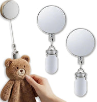 Self-Retracting Stainless Steel Towel Hook