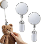 Self-Retracting Stainless Steel Towel Hook