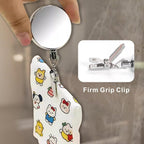 Self-Retracting Stainless Steel Towel Hook