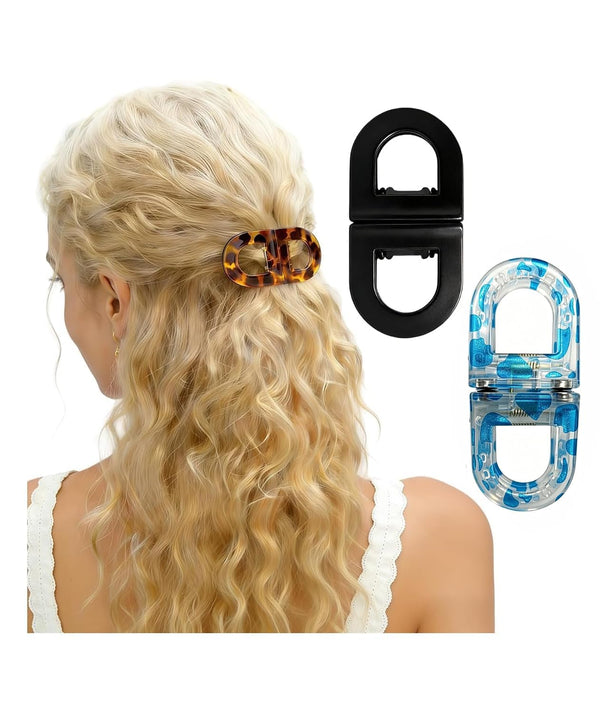 Magnetic Foldable Hair Clip Set