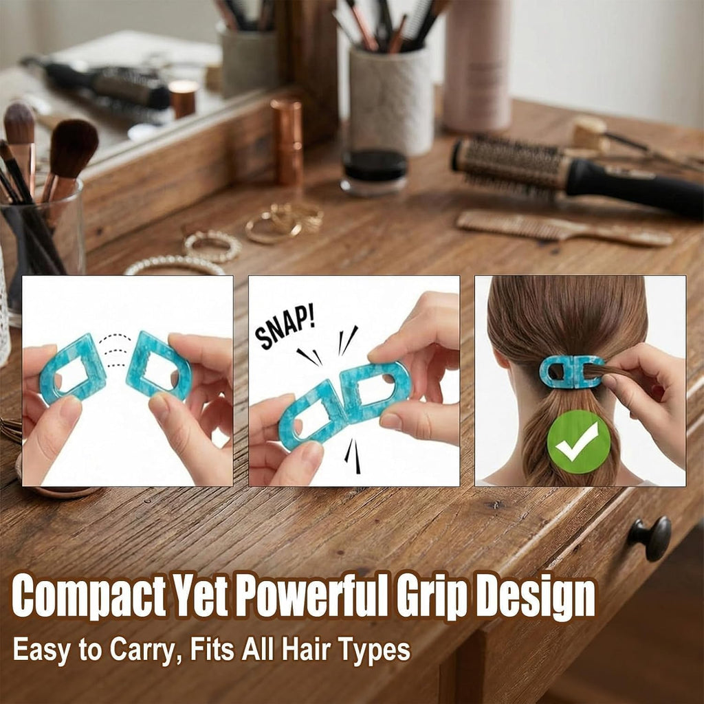Magnetic Foldable Hair Clip Set