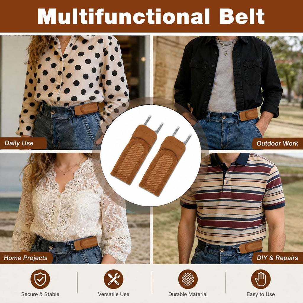 Tactical Buckleless Elastic EDC Belt