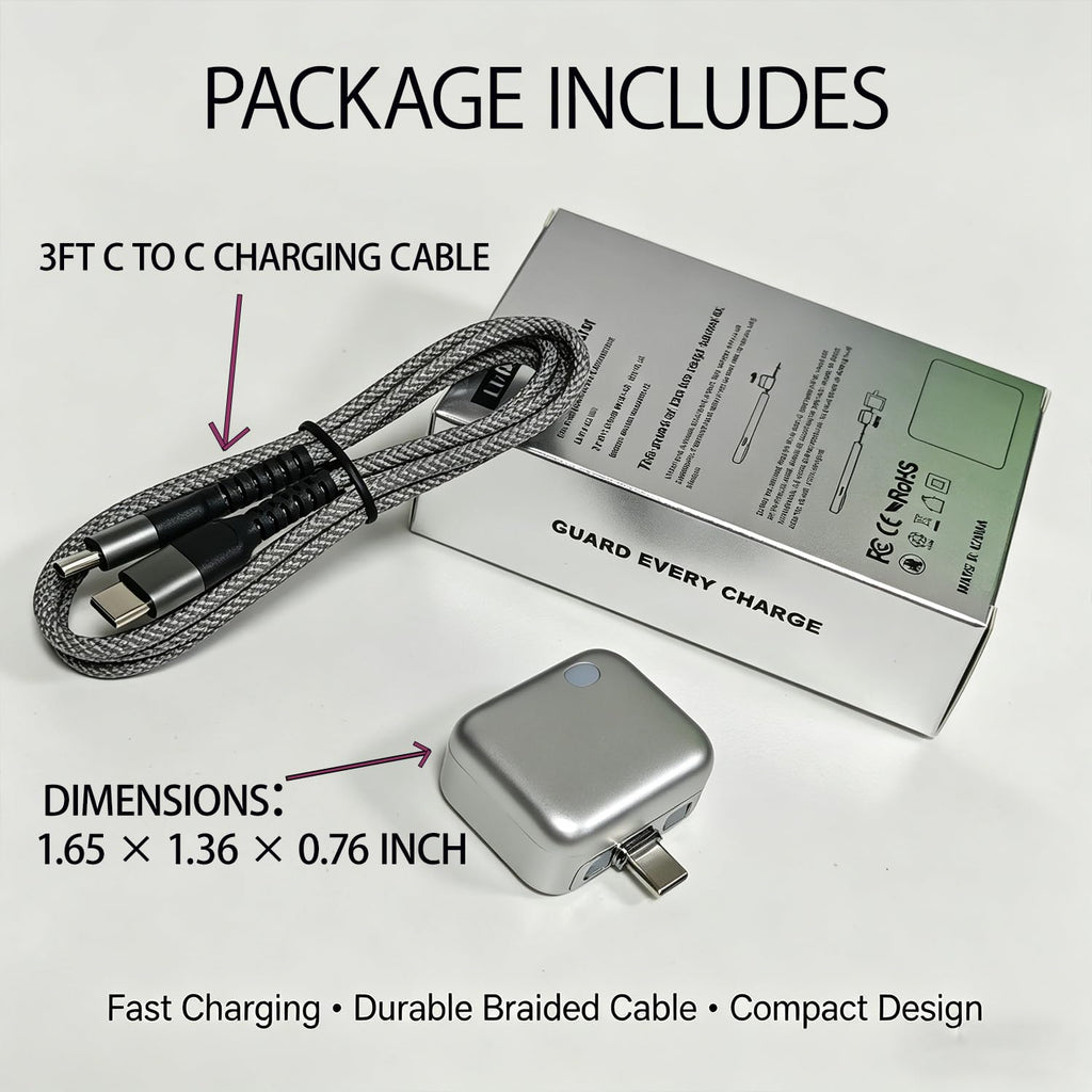 140W Auto-Disconnect USB-C Charger