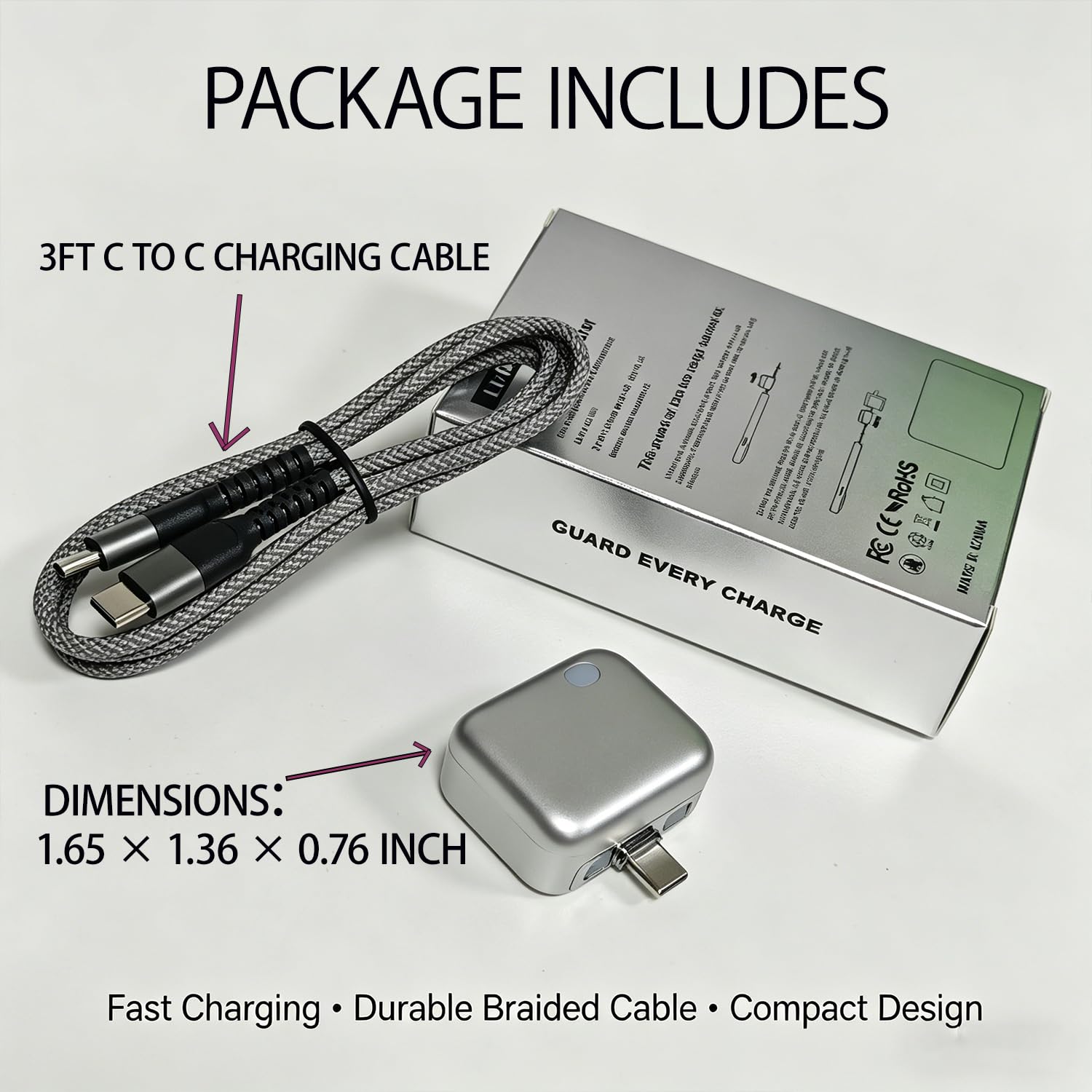 140W Auto-Disconnect USB-C Charger