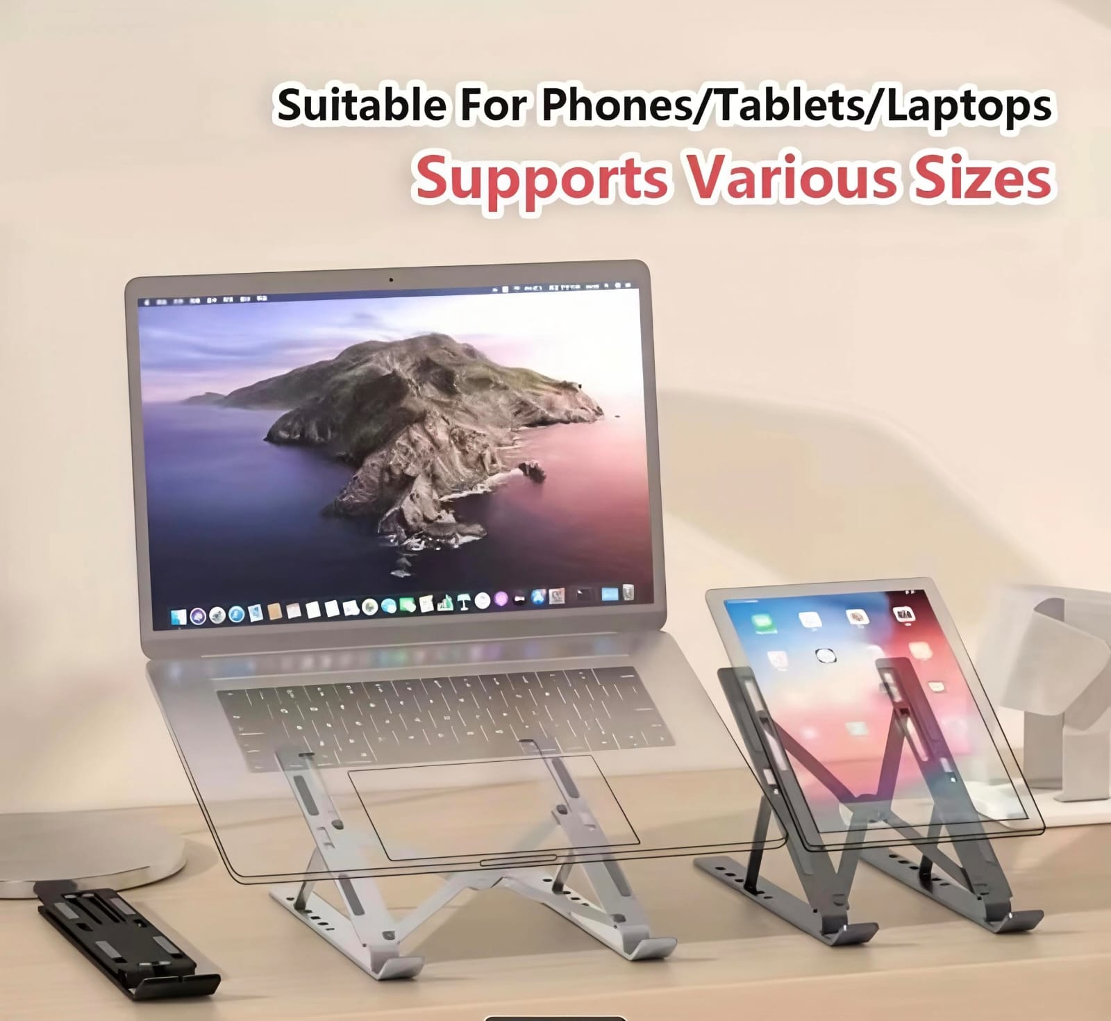 Foldable Aluminum Laptop Stand