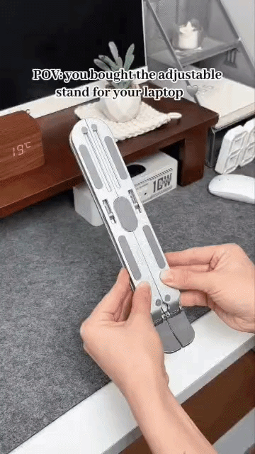 Foldable Aluminum Laptop Stand