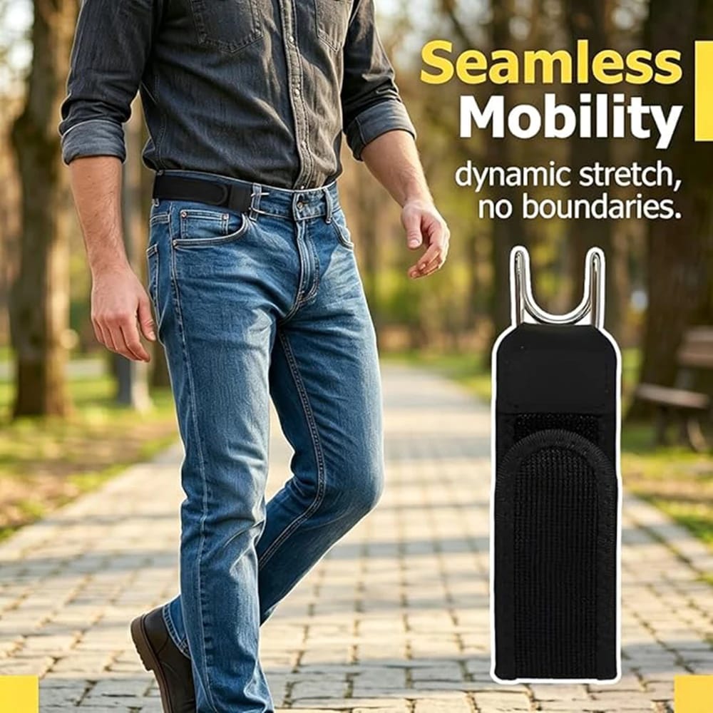 Tactical Buckleless Elastic EDC Belt